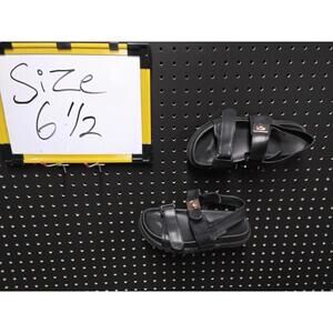 Stylish Black Women's Sandals Size 6.5 - Act Fast!